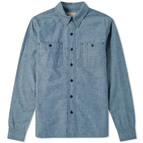 2 Pocket Chambray Work Shirt