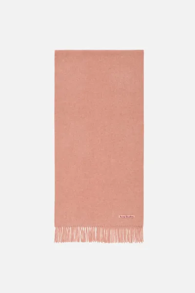 Fringe wool scarf – Narrow