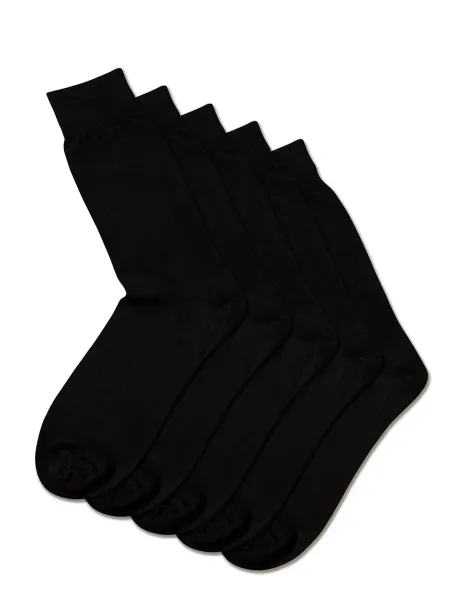 Charles Tyrwhitt 5 Pack Cotton Rich Socks Black