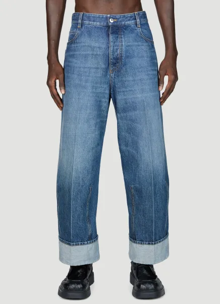 Folded Cuff Jeans
