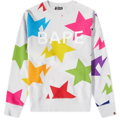Sta Pattern Relaxed Fit Crew Sweat