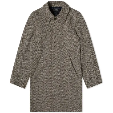 A.P.C. Ivan Tweed Car Coat