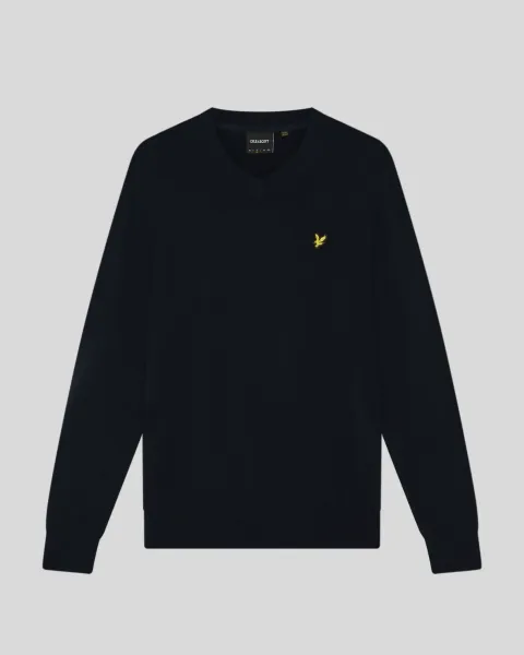 Lyle & Scott Cotton Merino V Neck Jumper