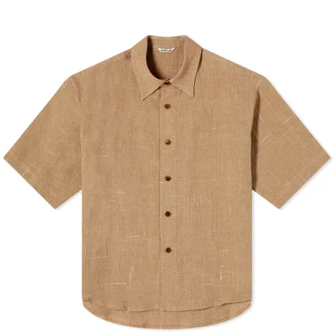 Linen Silk Short Sleeve Shirt