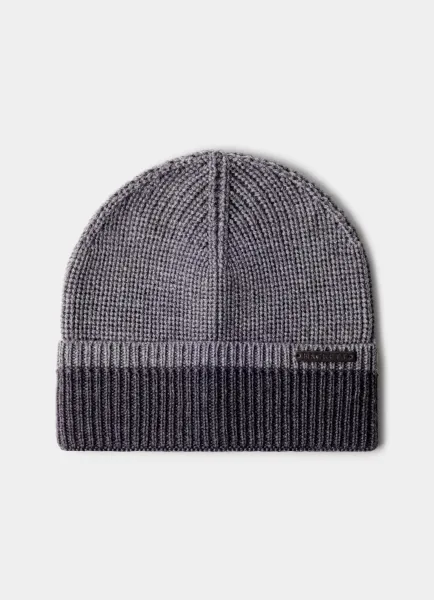 Hackett Merino Wool Beanie Hat - Spun in Italy