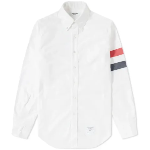 3 Bar Button Down Oxford Shirt