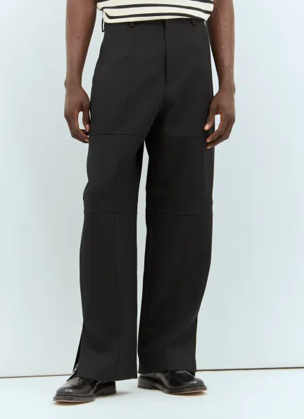 Panelled Wool Pants