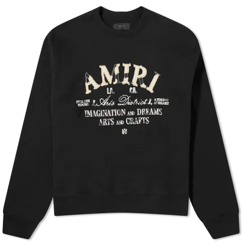 Distressed Arts District Crew Sweater