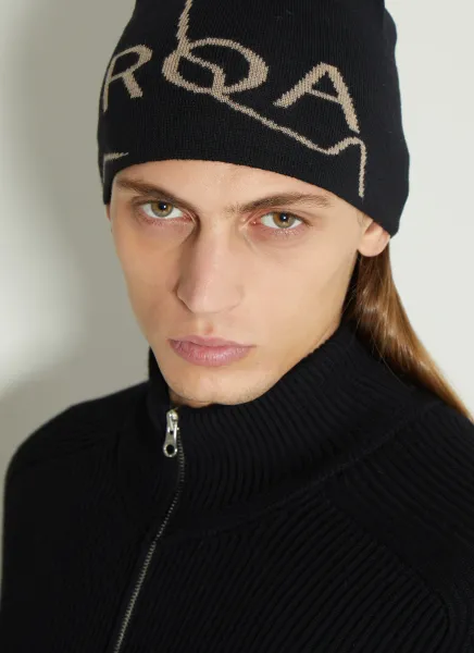 Logo Jacquard Beanie Hat