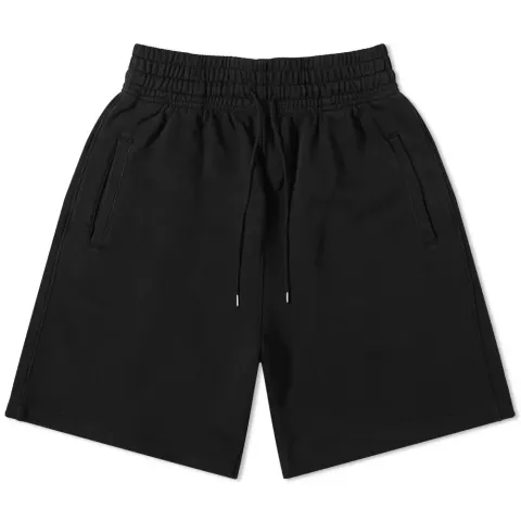 Exaggerated Waistband Fleece Short