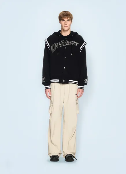 Fleece 00 Varsity Hooded Jacket