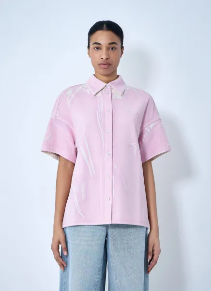 Cotton Poplin Button-Down Shirt