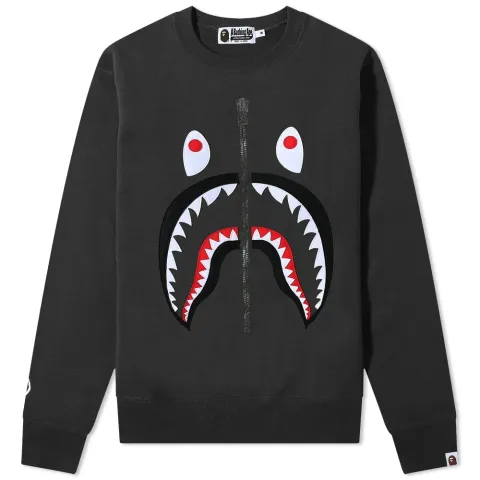 Patched Shark Crew Sweat