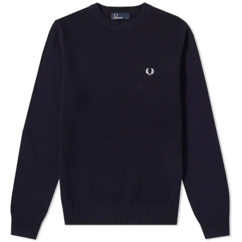 Fred Perry Pique Crew Sweat