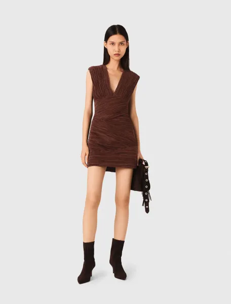 Short pleated dress