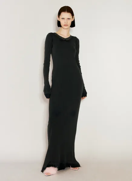 Lingerie Maxi Rib Dress