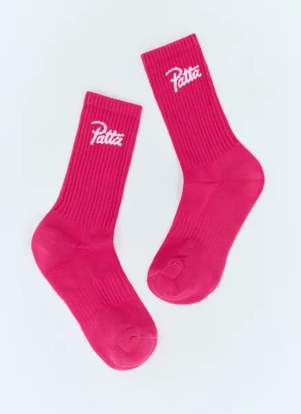 Script Logo Sport Socks