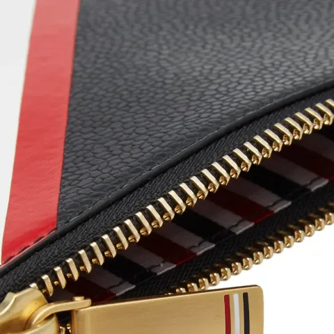Diagonal Stripe Small Coin Wallet