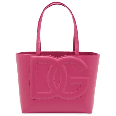 Logo Leather Tote