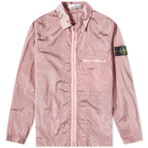 Nylon Metal Shirt Jacket