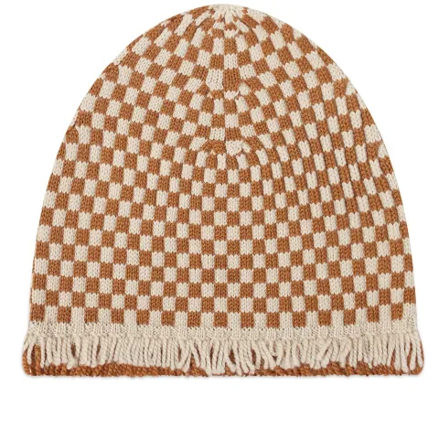 Fringe Check Hat