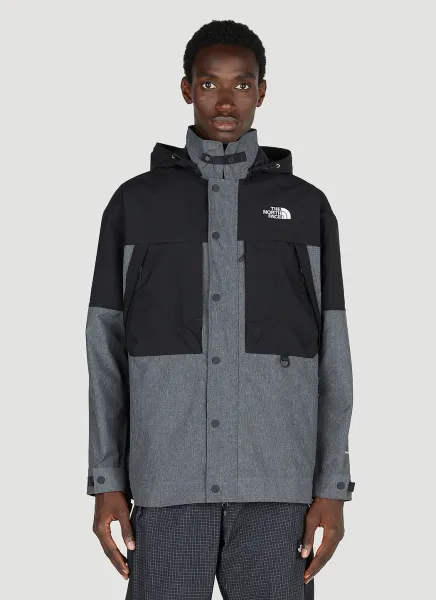 Logo Print Hooded Jacket