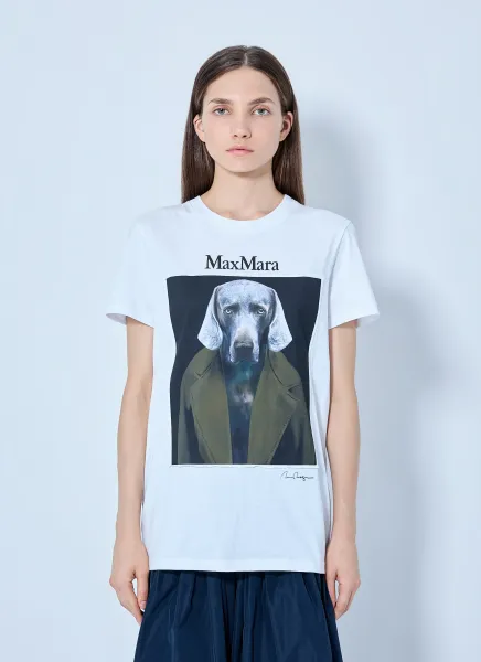 Max Mara Graphic Print Cotton T-Shirt
