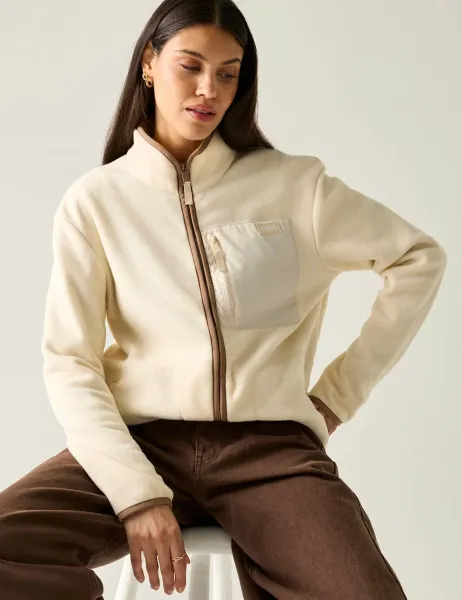 Regatta Frankie Full Zip Fleece Cream