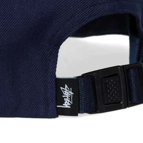 Stock Woven Label Strapback Cap