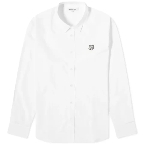 Bold Fox Head Patch Casual Shirt