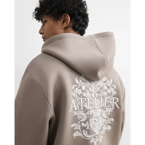River Island Premium Cotton Baroque Hoodie