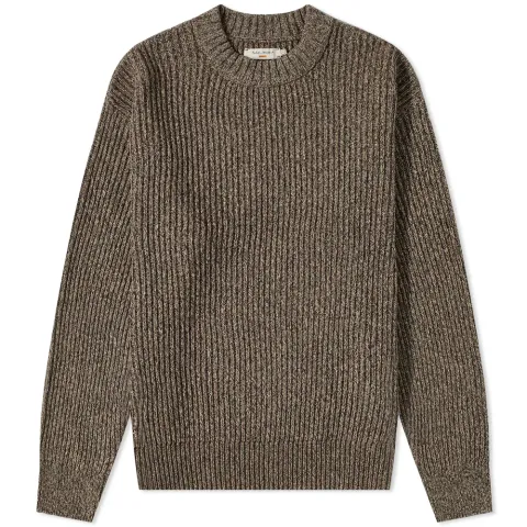 Nudie Frank Chunky Rib Crew Knit
