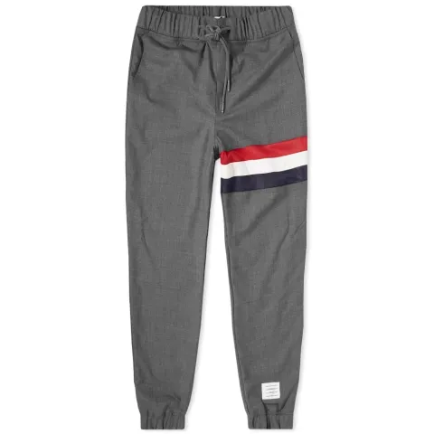 Stripe Wool Sweat Pant