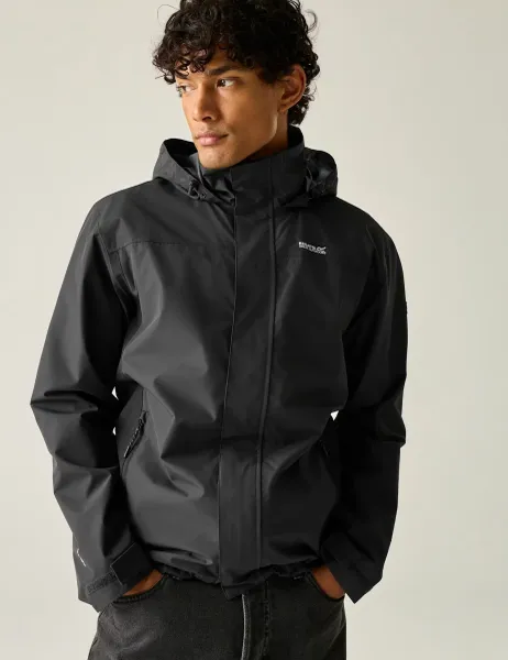 Regatta Matt II Waterproof Hooded Jacket Grey