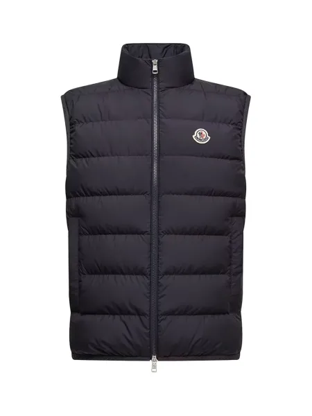 men Contrin Down Vest Navy