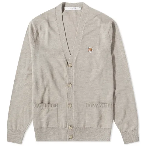 Maison Kitsuné Fox Head Patch Classic Cardigan