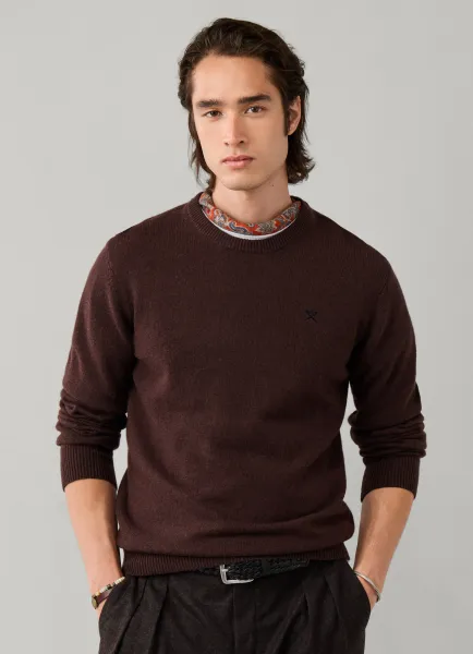 Hackett Lambswool Crew Neck Jumper