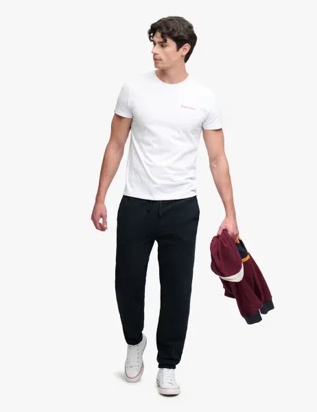Superdry & Co Slim Fit Cuffed Joggers Navy