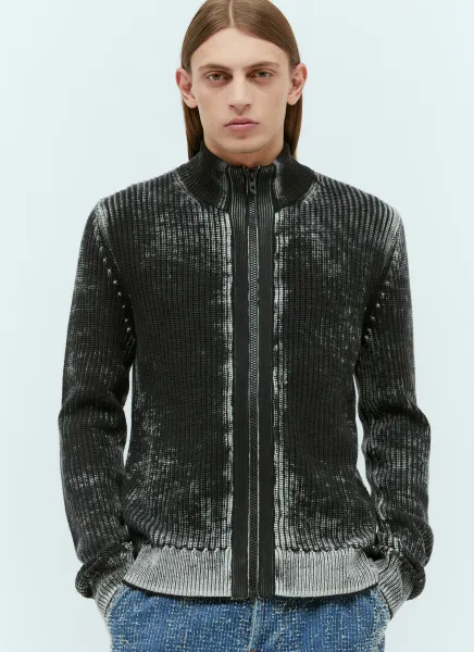 K-Arini Zip-Up Knit Sweater