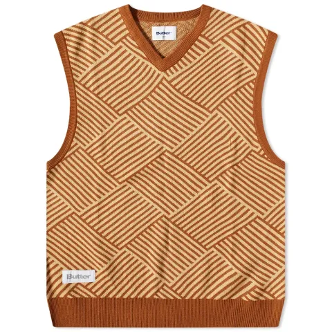 Parquet Knit Vest