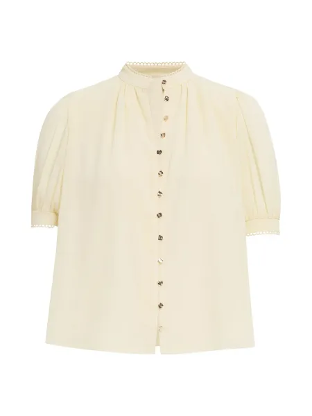 Forever New Women's Leighton Short Sleeve Blouse