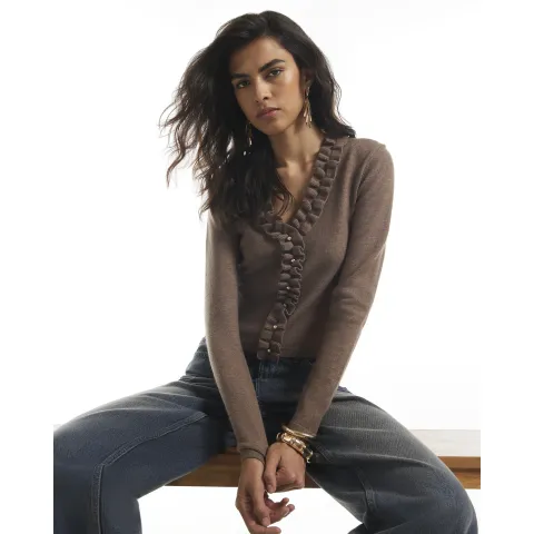 River Island Frill Neck Jumper