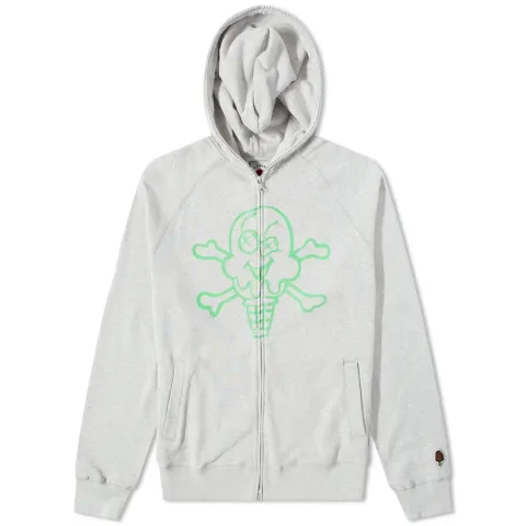 Cones & Bones Zip Hoodie