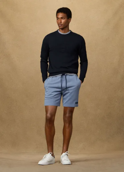 Branded Badge Short Sweat