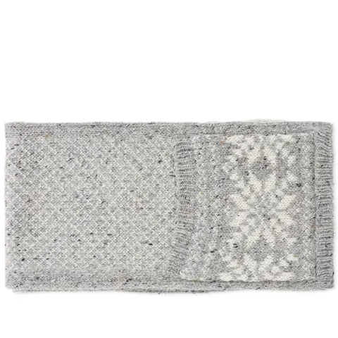 Snowflake Fair Isle Pocket Scarf