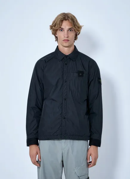 Button-Up Nylon Jacket