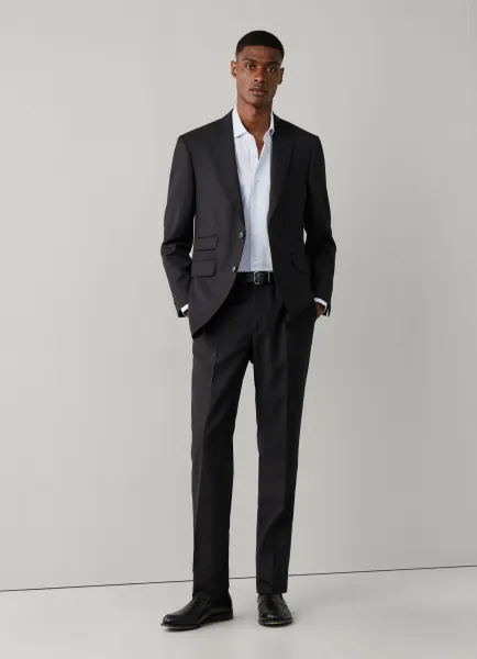 Wool Suit Trouser - Woven In England