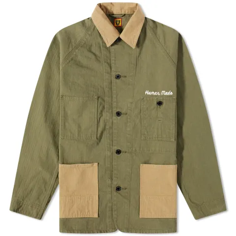 Herringbone Coverall Jacket