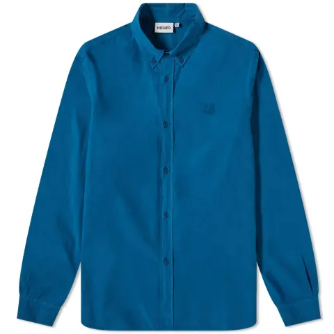 Tiger Crest Poplin Shirt