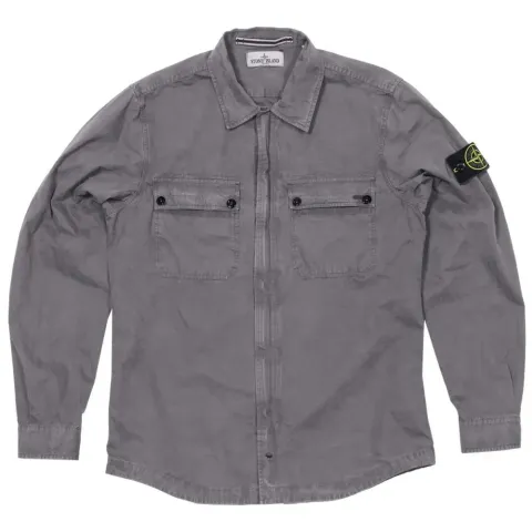 Garment Dyed Cotton Shirt Jacket